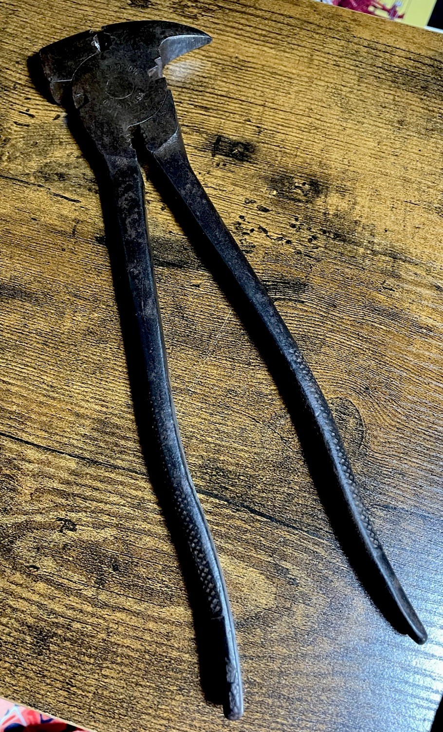Vintage Utica 1932-10-1/4 Fencing Pliers,2-7/8″ Head