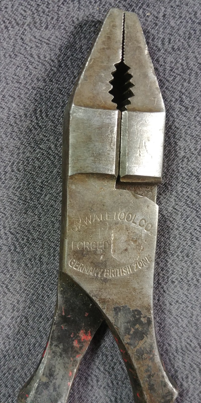 1950s West Germany Berlin British Zone Oxwall Tool Slip Joint Pliers Wire Cutter