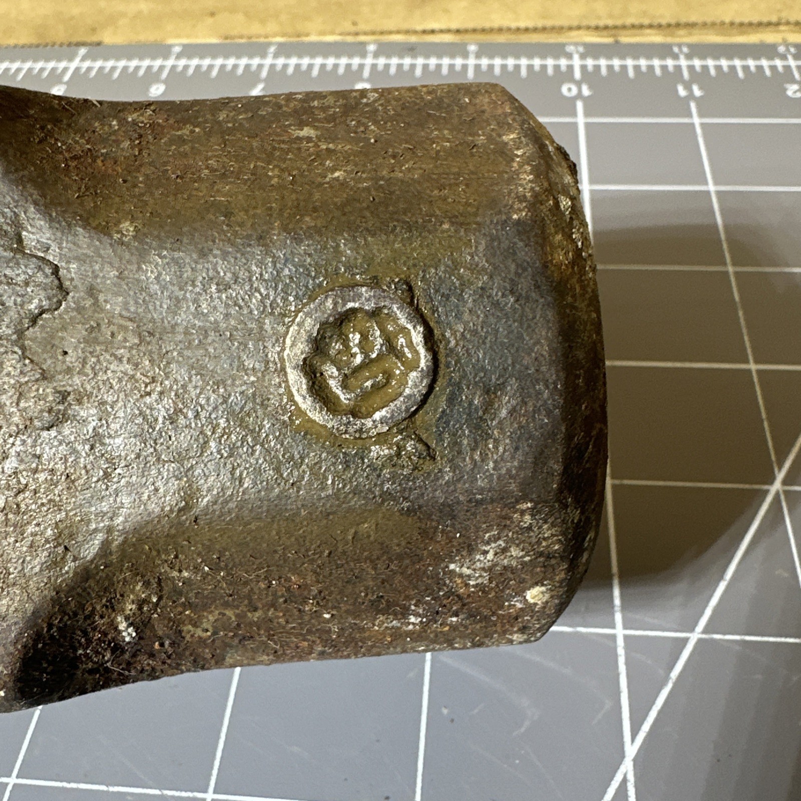 Vintage US 87 Stamped 8 LB Sledge Hammer Head Blacksmith Drop Forged