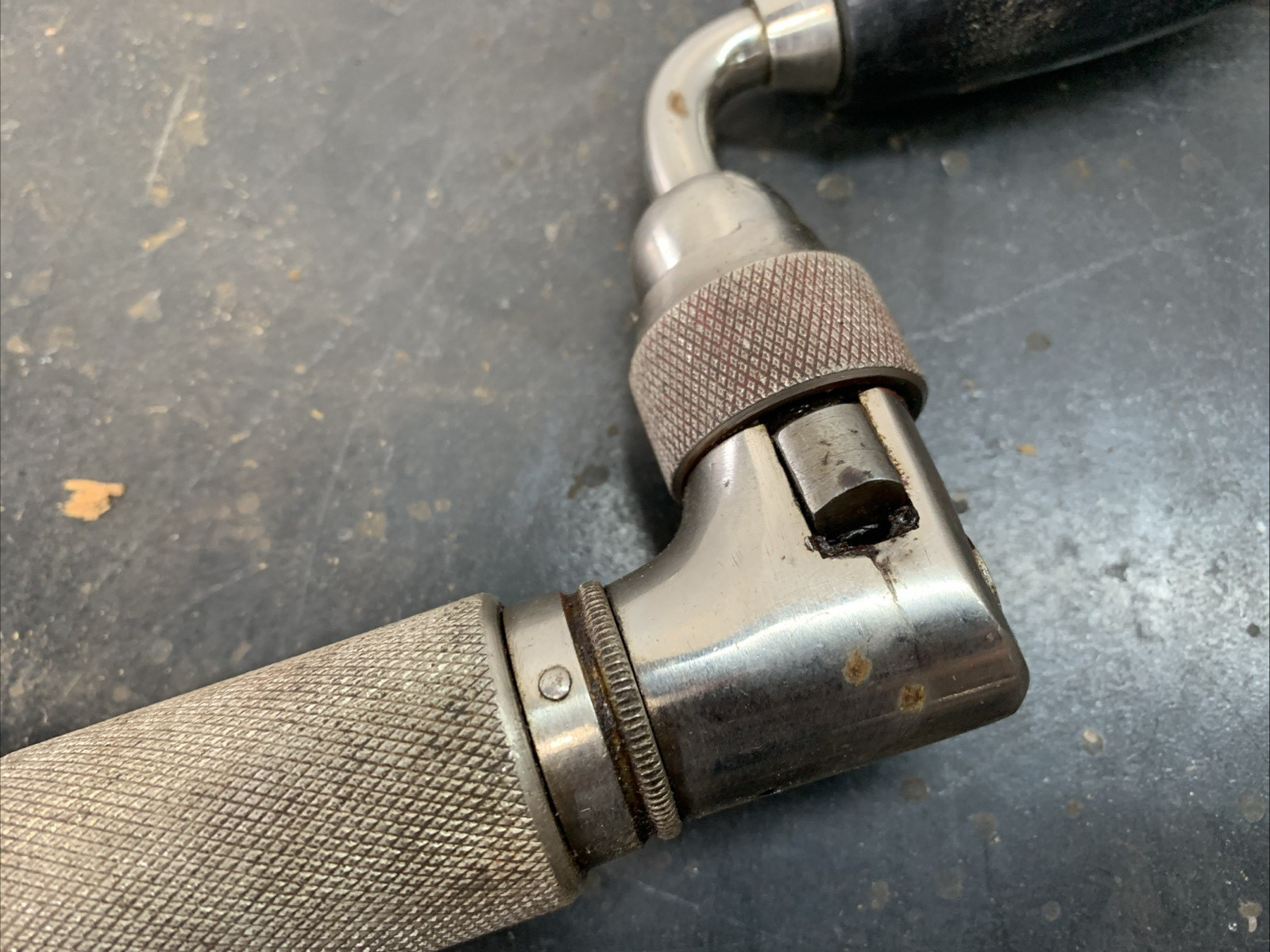 Vintage John Fray Rare Petite 6” Sweep Bit Brace Hand Drill