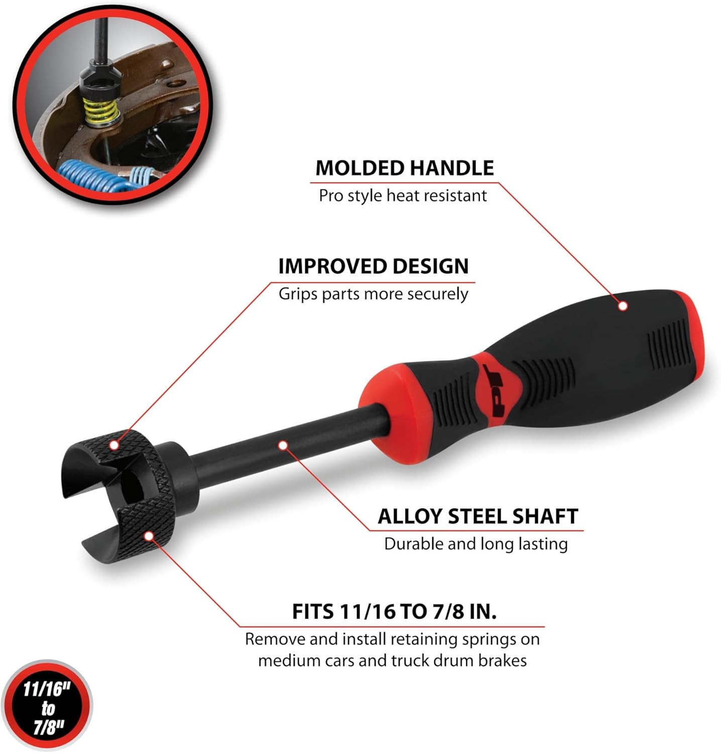 Performance Tool W158C Brake Spring Compressor – Essential Tool for Efficient Br