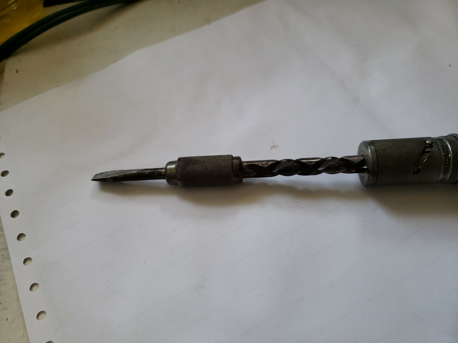 Miller Falls No. 29 Cabinet Makers Hinge Ratcheting Screwdriver -Excellent Cond