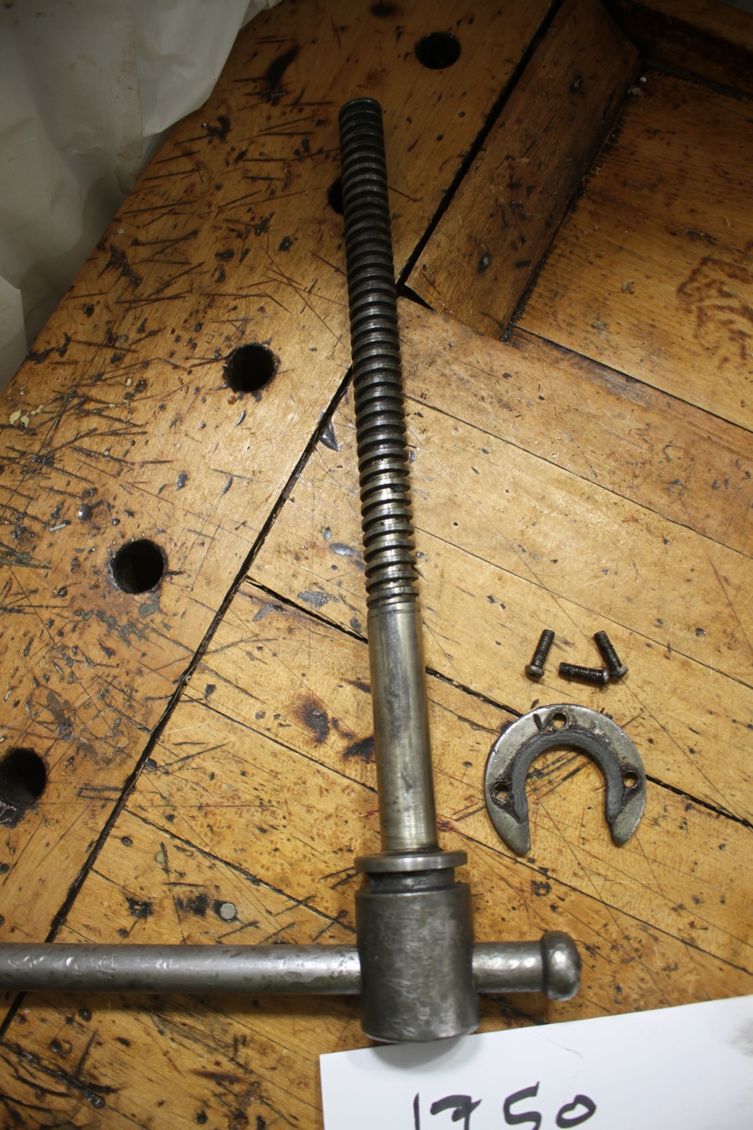 Wilton 1750 5″ vise SCREW, handle, yoke , pre owned