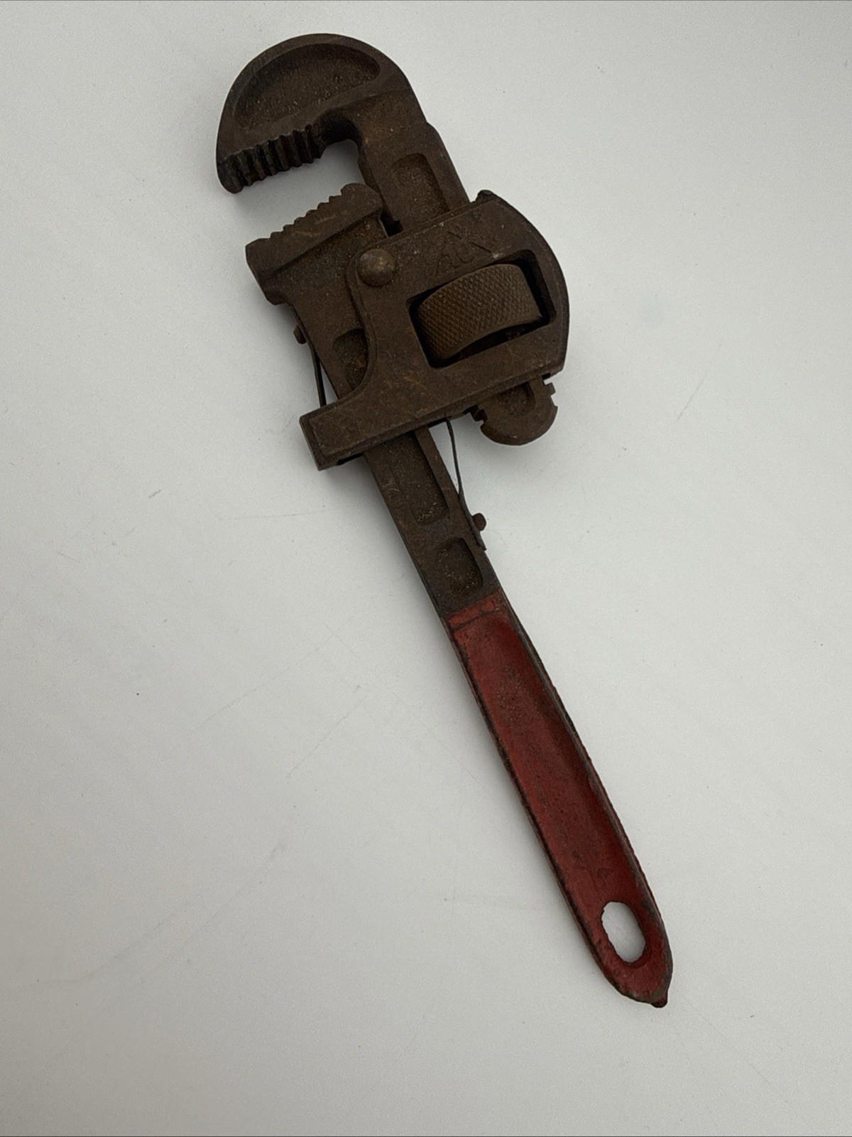 Vintage 10 in Spanish Pipe Wrench Drop Forged Made in Spain