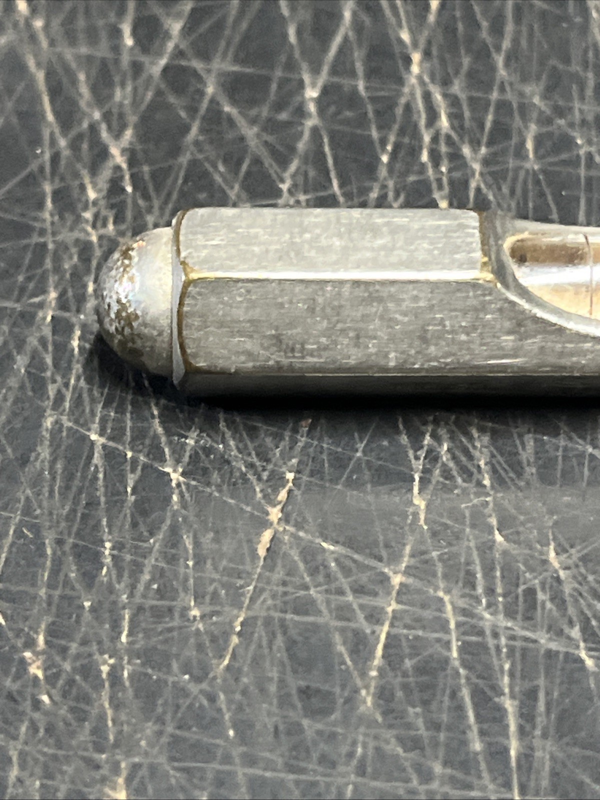 Stanley No. 31 Hexagon Pocket Level 2 1/2″ LONG Vintage Tool USA Nickel Plated