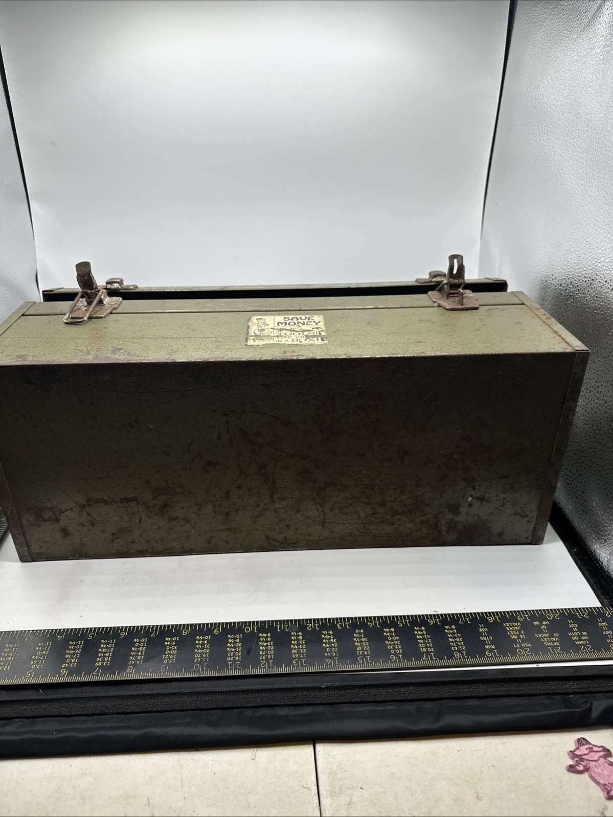 Park Tool Box With Trey. 20” Wide X 8 1/4” Model 20-H. Vintage.
