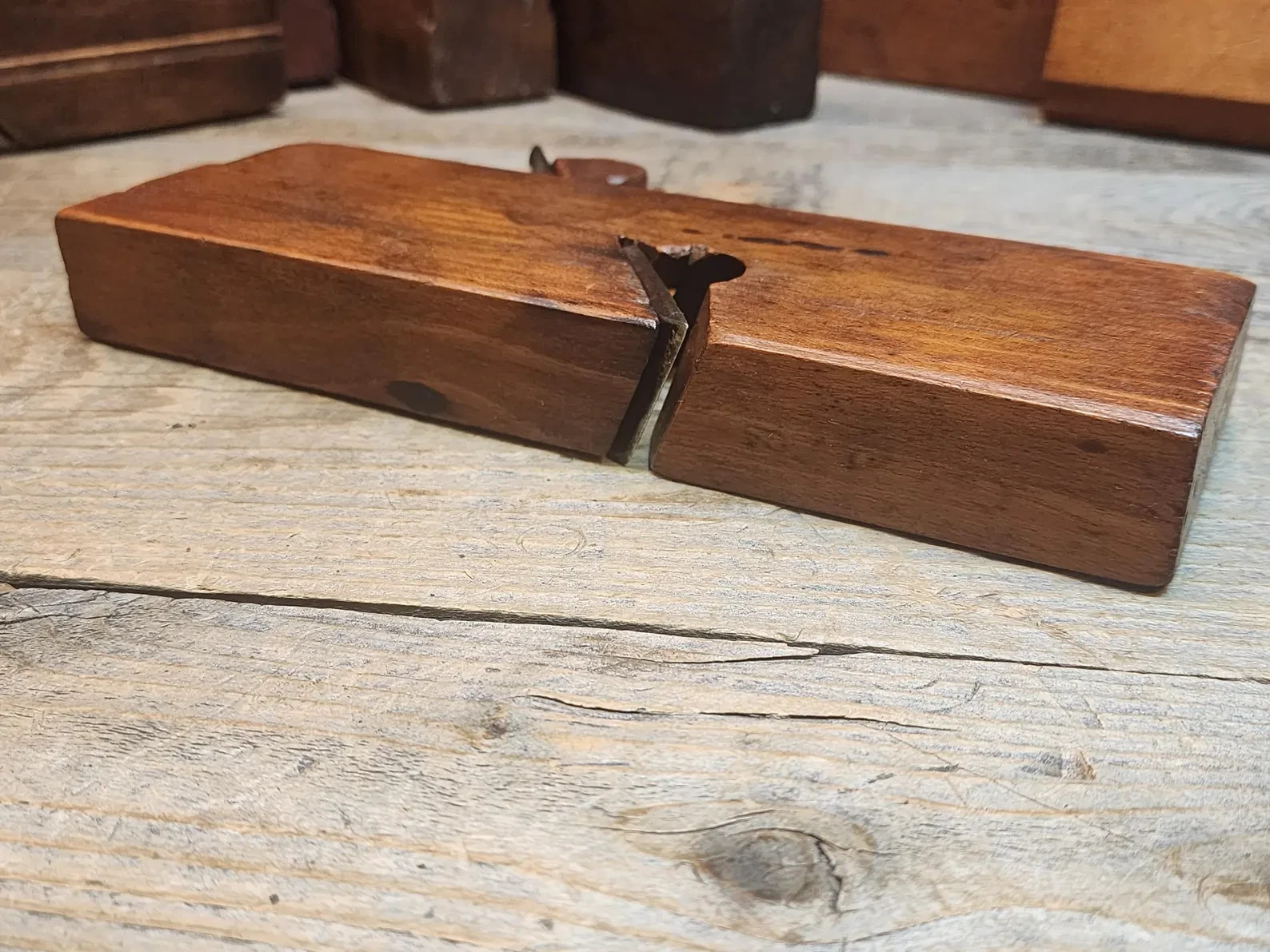 Vintage J. Creagh Straight Wood Molding Plane Woodworking Tool 0425-001