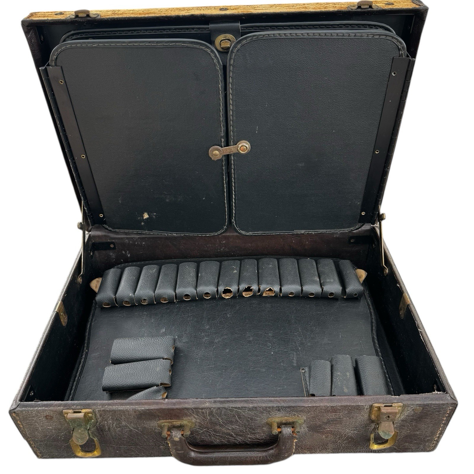 VTG Xcelite TC-100 Attache Tool Case W/ Inserts Electronic Service W/ Patina USA