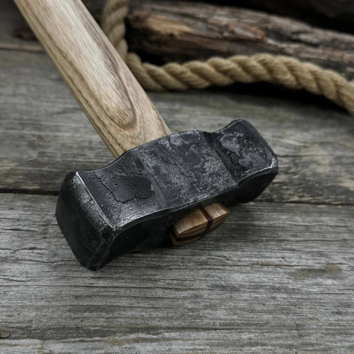 Hand-Forged Double Blacksmith’s Hammer, 1 kg (2.2 lbs)