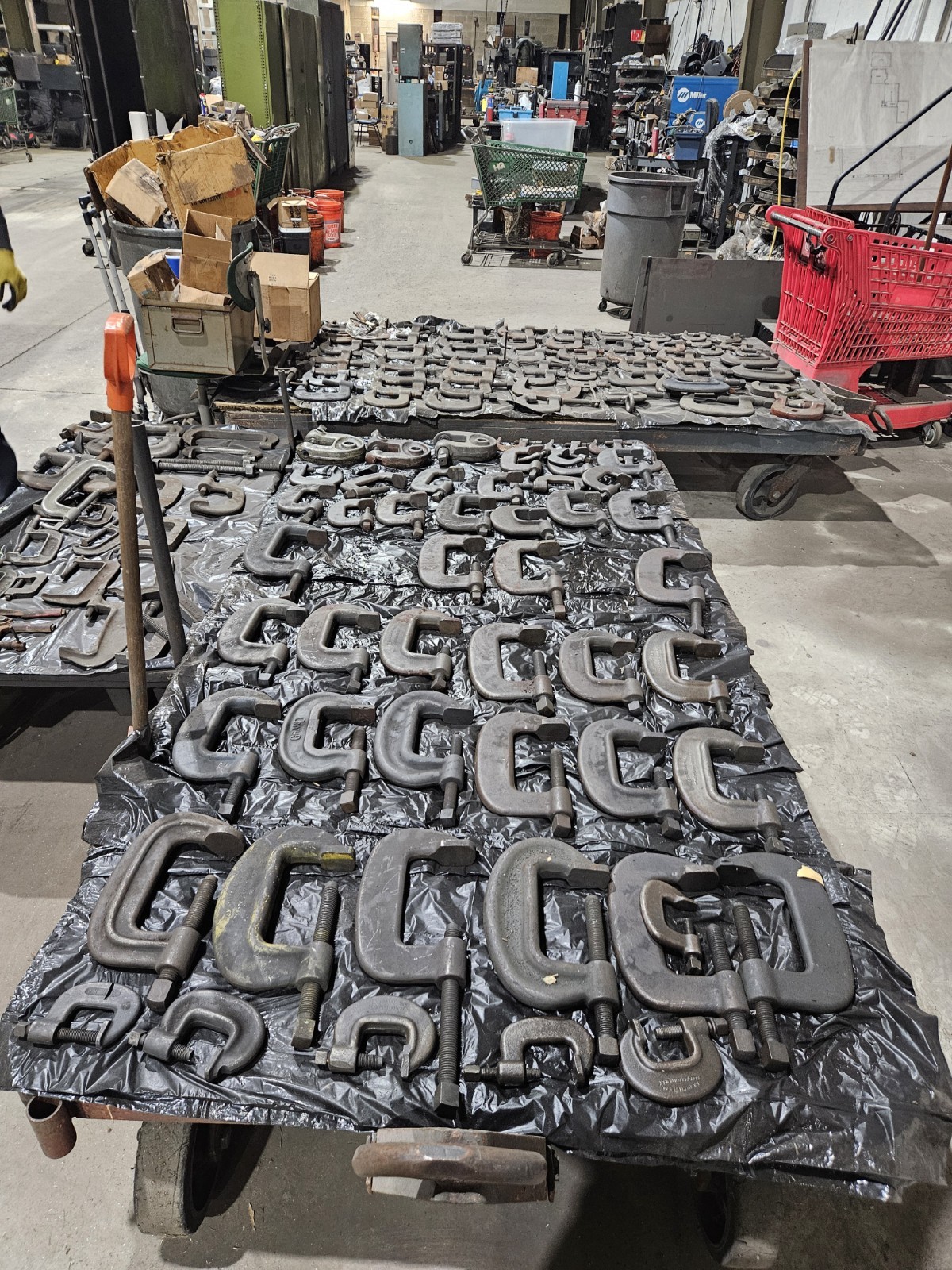 large welding shop fabrication shop forged steel C clamp heavy duty – JF