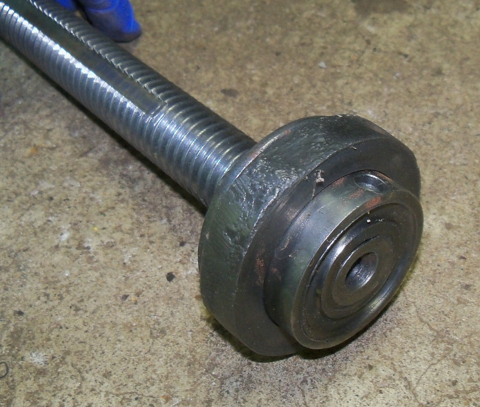 Vintage 94 Buffalo Forge Co Post Column Beam Drill Press Quill Upper Screw Shaft