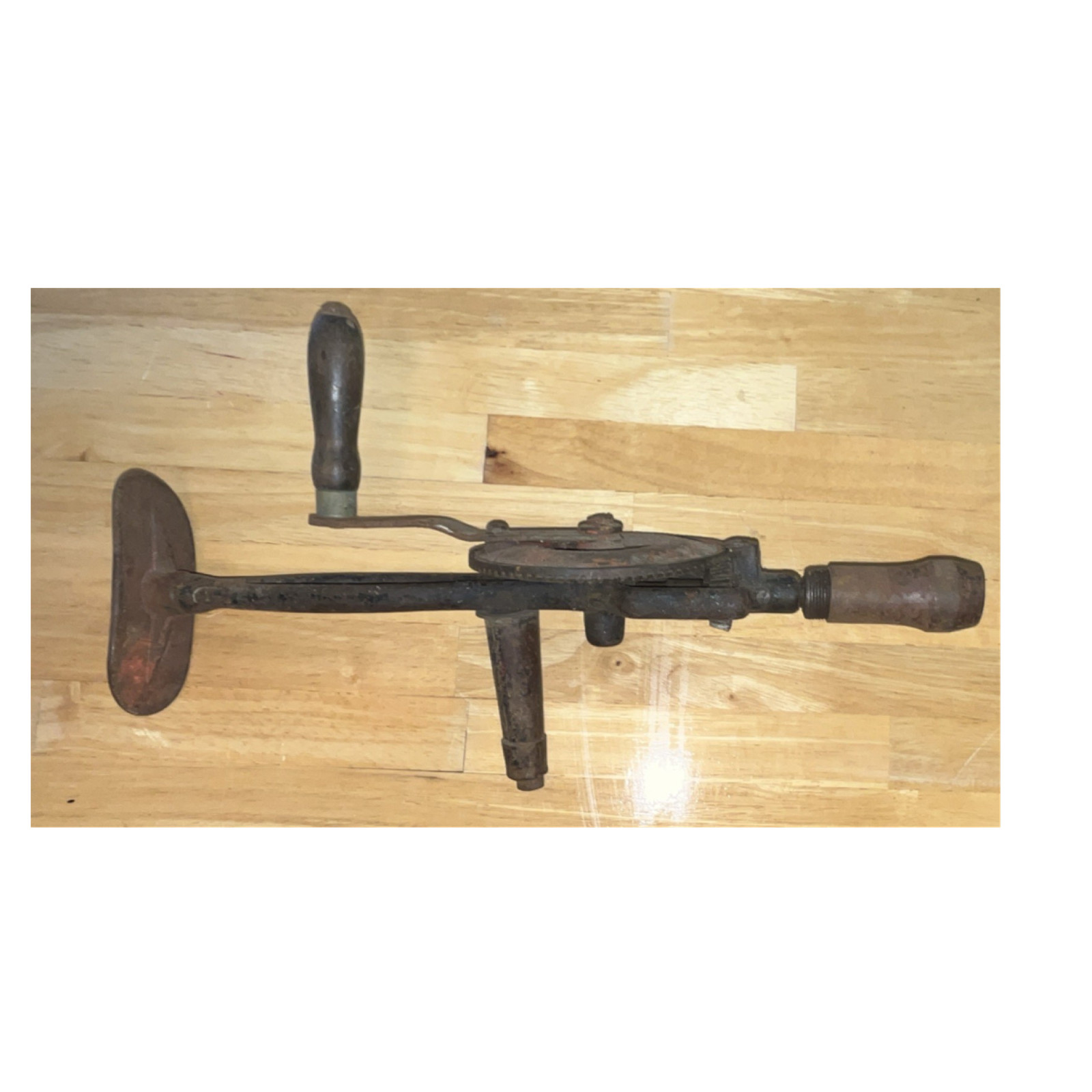 Vintage Original Hand Crank Gear Driven Eggbeater Hand Drill Side Handle