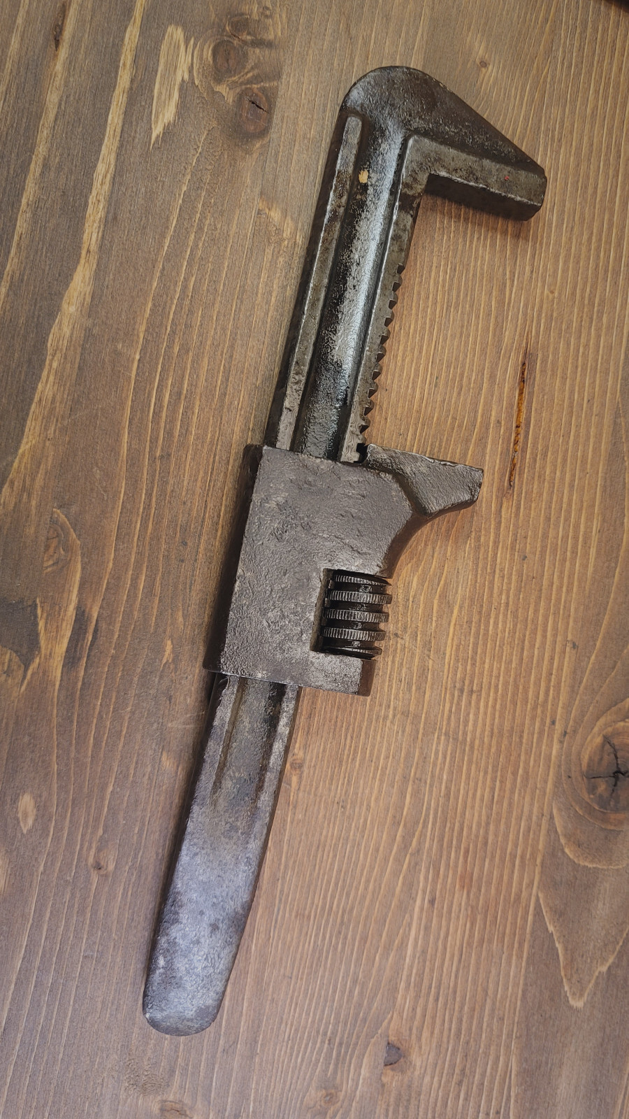 Vintage Fairmount Cleve ADJUSTABLE AUTO WRENCH with Tire Spoon Handle