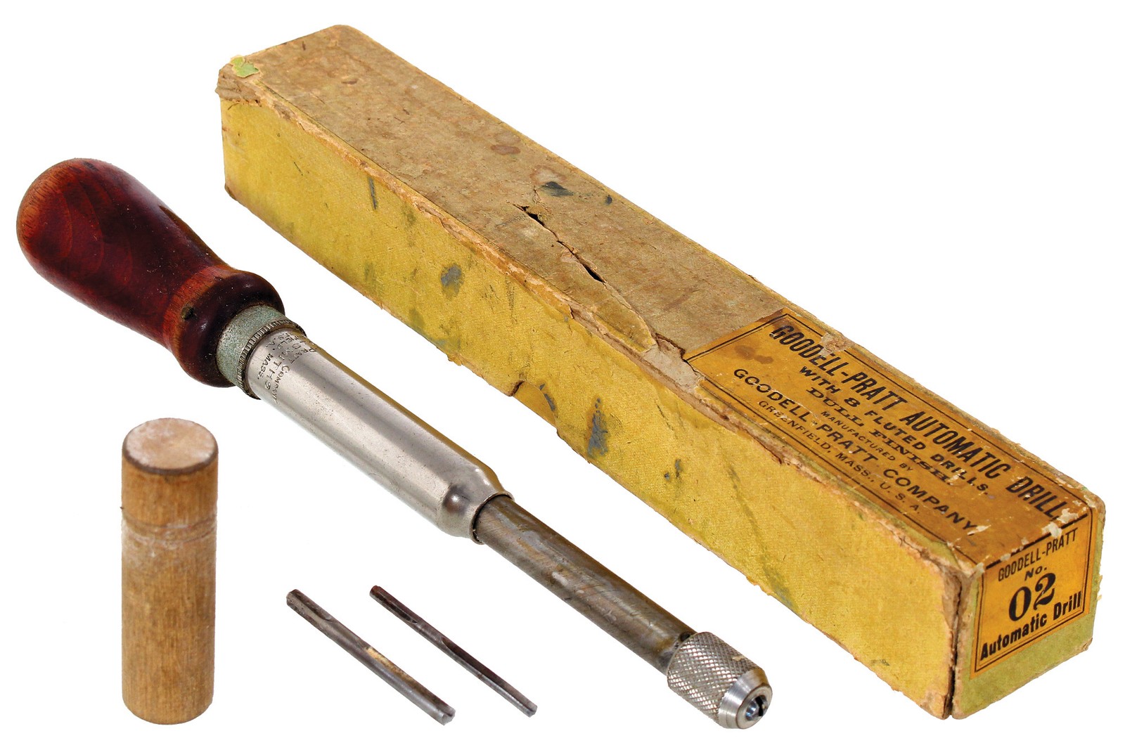 Goodell-Pratt No. 02 Automatic Push Drill – Unused in Original Box