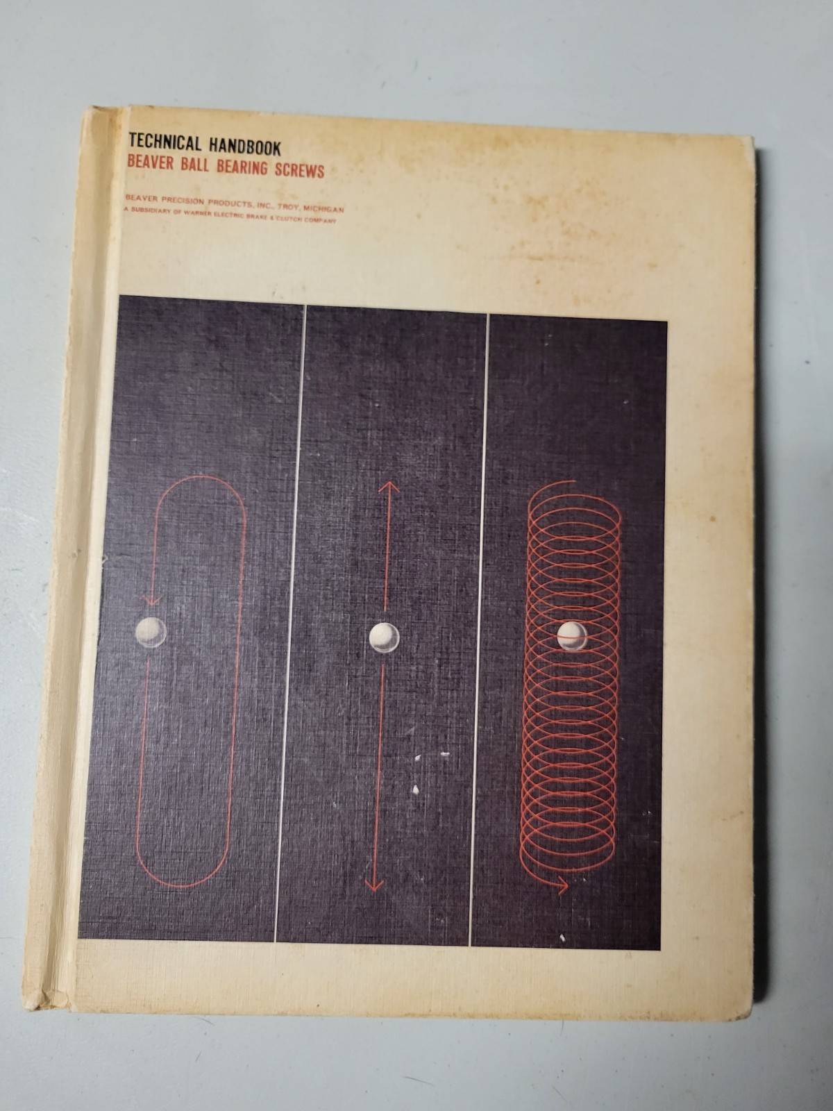 Beaver Ball Bearing Screws Technical Handbook Vtg 1966 Hardcover Illustrated