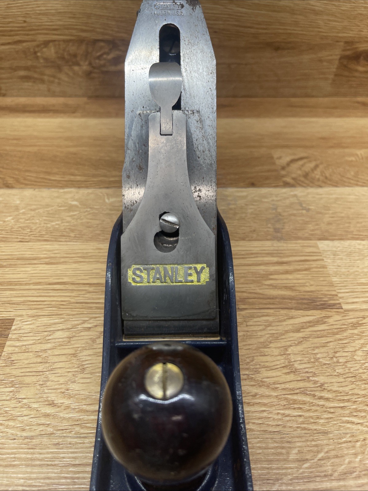 Stanley Bailey No 5 Plane Made In USA Victory Blade Smooth Sole High Knob Tool