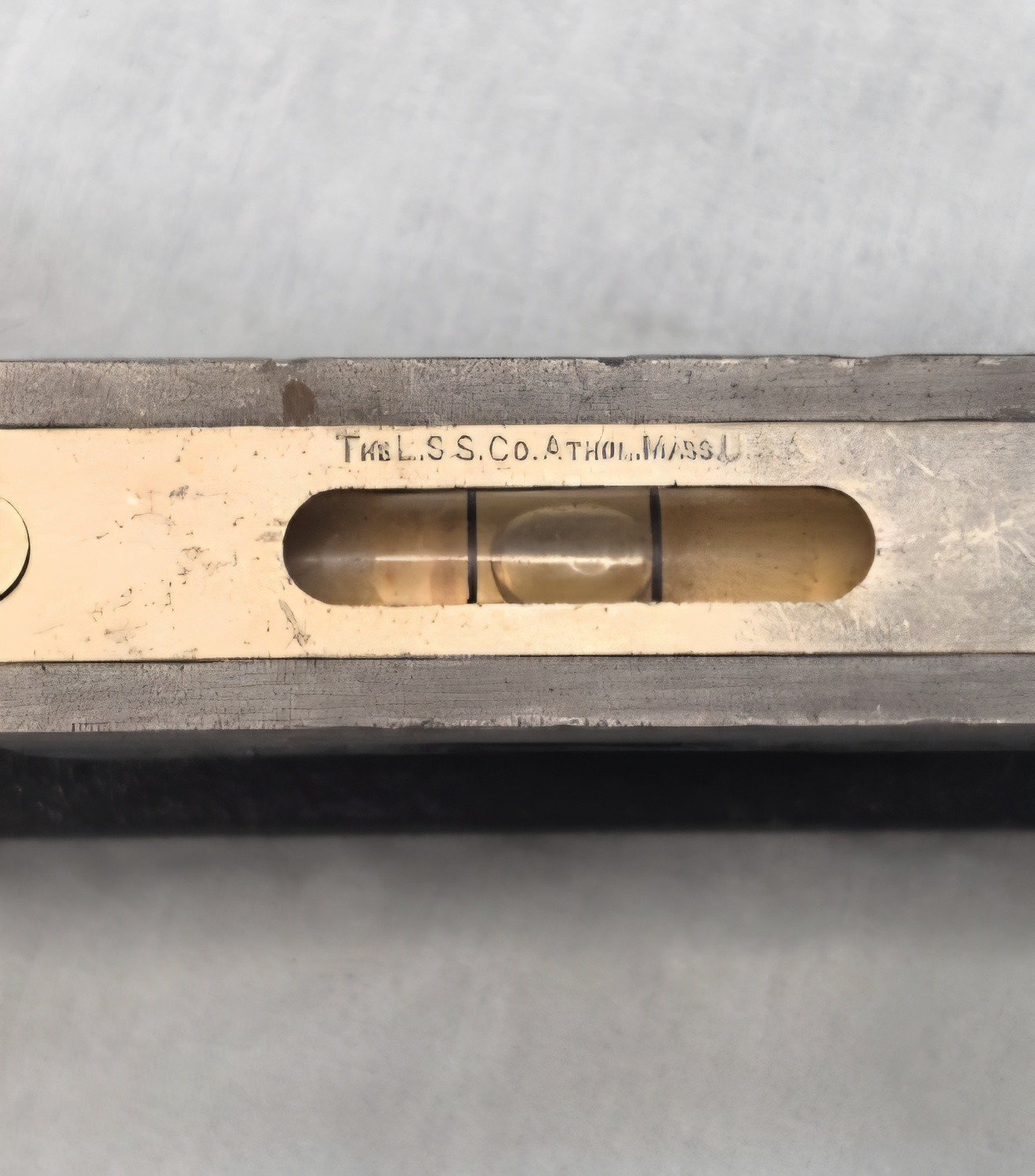 Vintage The L.S. Starrett Co., Athol, Mass. USA 6″ Steel 3-Bubble Level