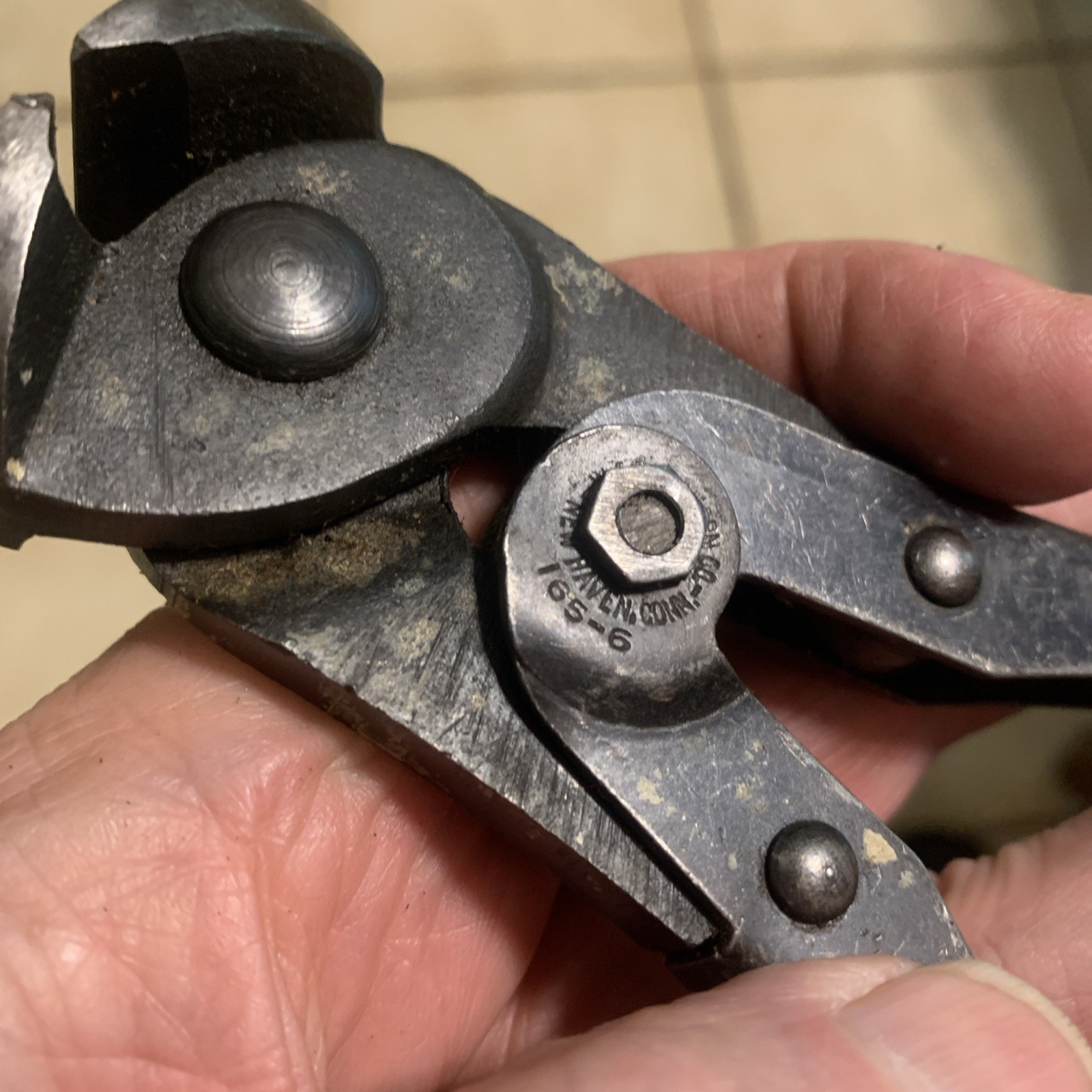 Vintage W Schollhorn Bernard End Cutters Wire Cutters/Nippers 7″ USA Pat Dec1915