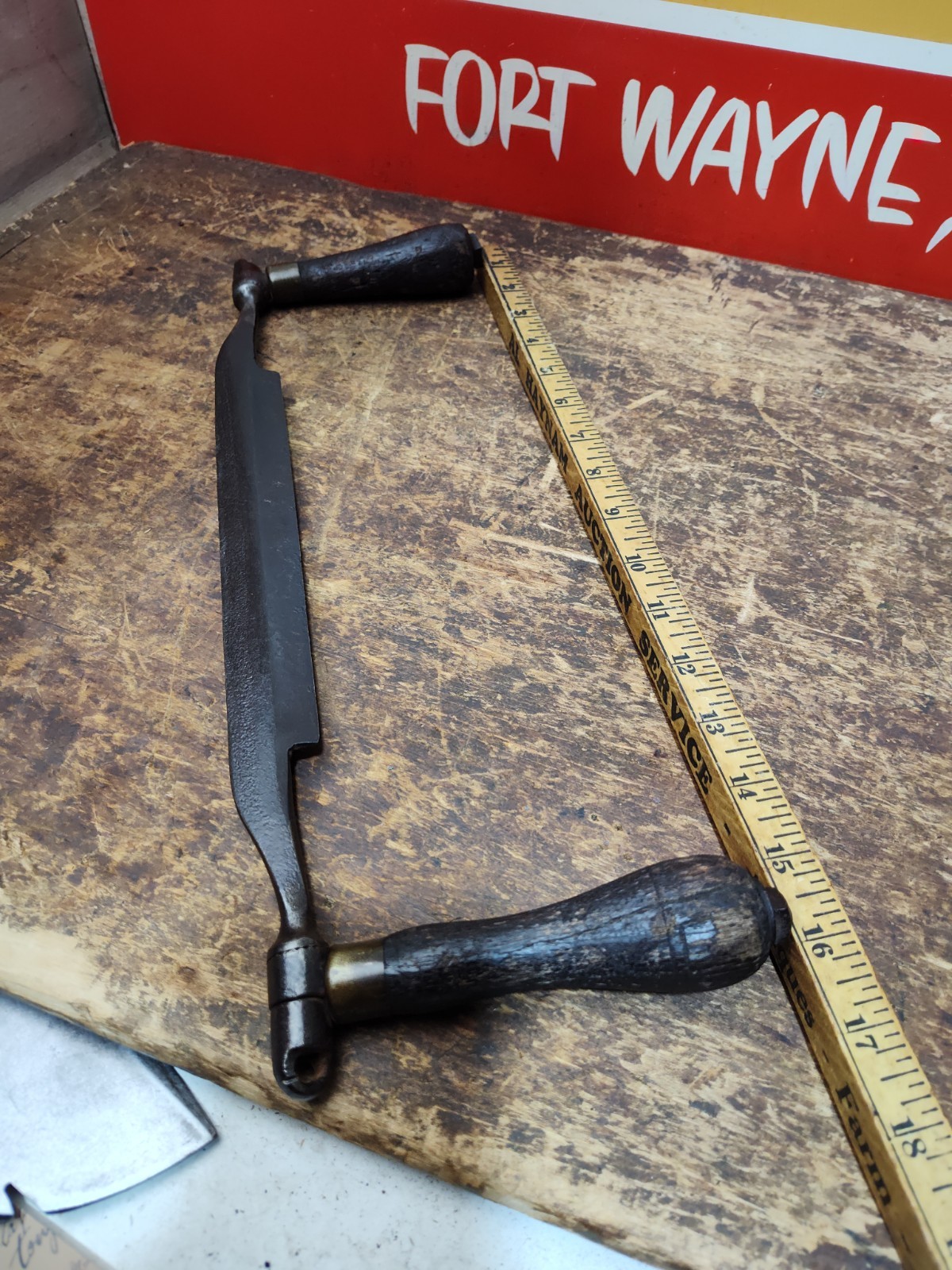 Antique Adjustable Handle 9inch Draw Knife – Woodworking Shave Hand Tool