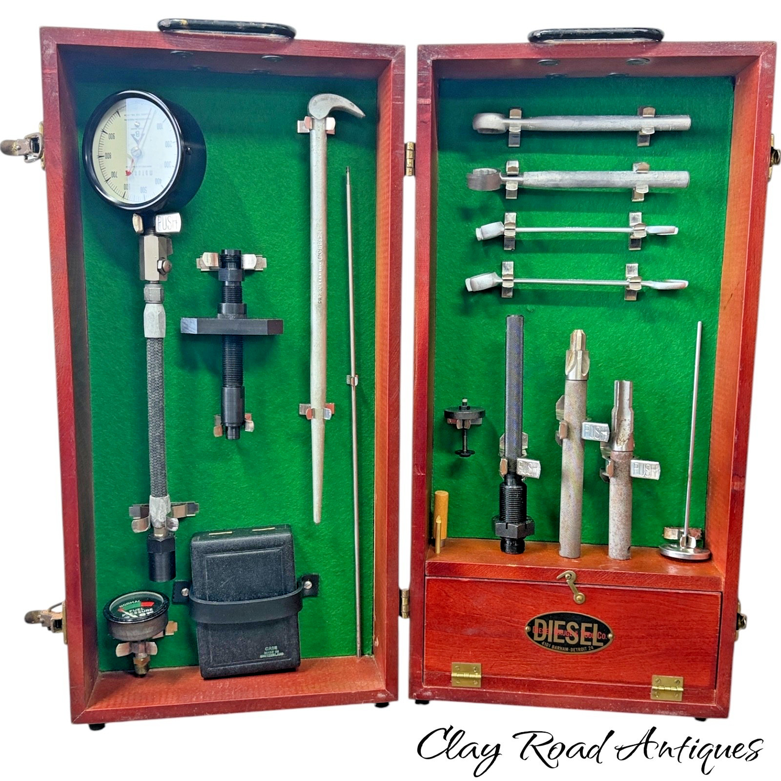 Vintage Case Tractor Diesel Compression Tools set NOS model 500 Farm eagle box