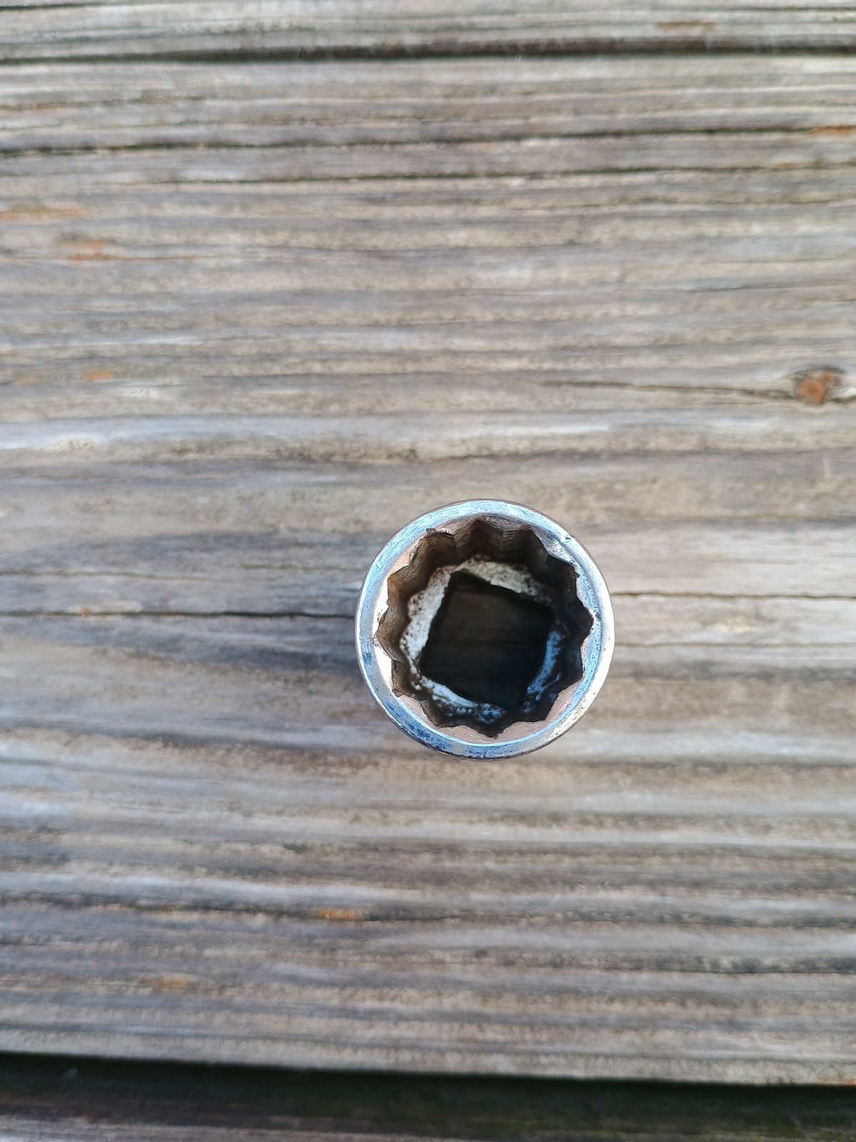 Vintage Craftsman 18mm 12 Point Shallow Socket 1/2″ Drive G 44267 USA