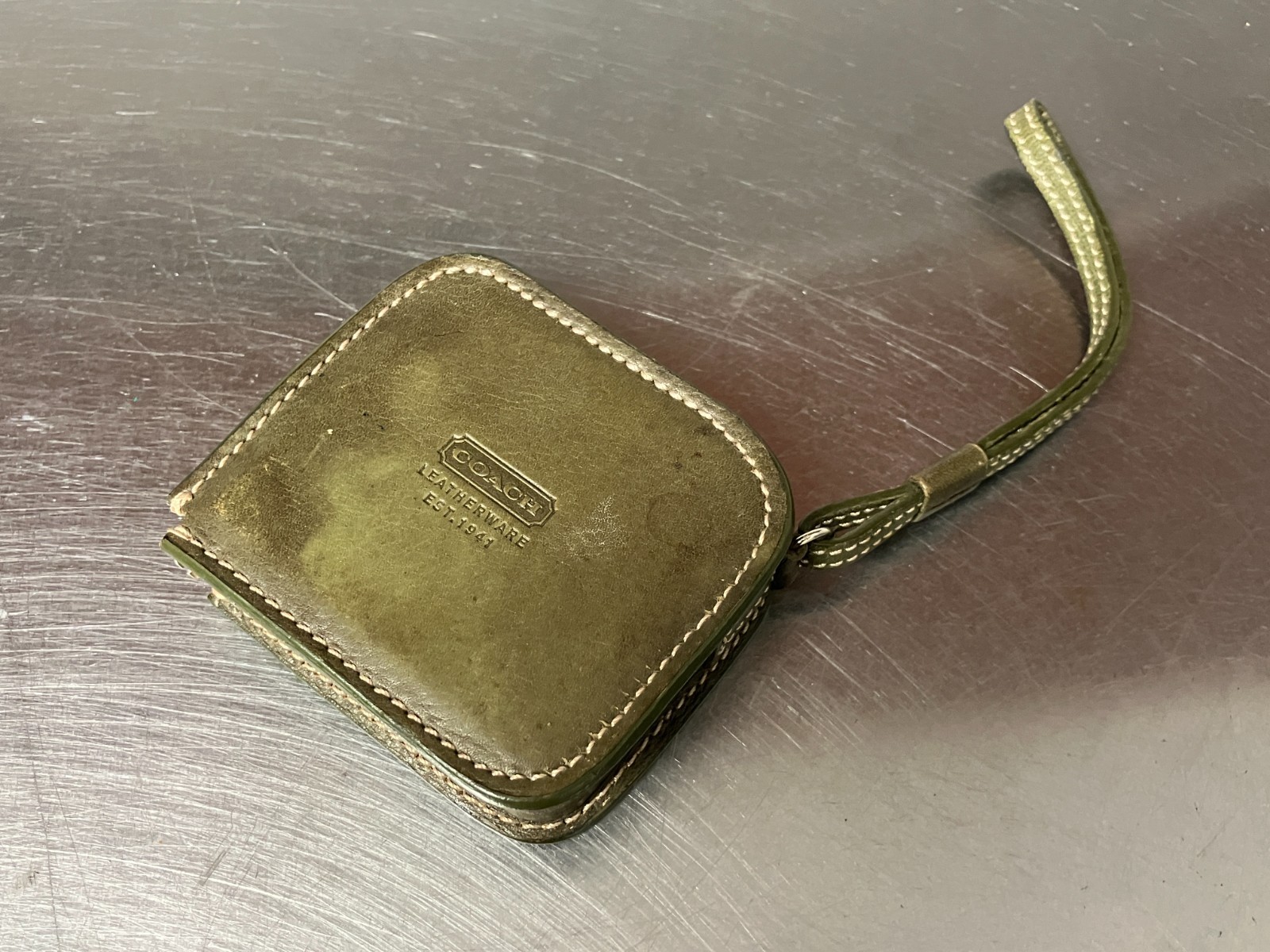 Rare Coach Leather Tape Measure Collectible Contemporary Original 10 ft ORIGINAL