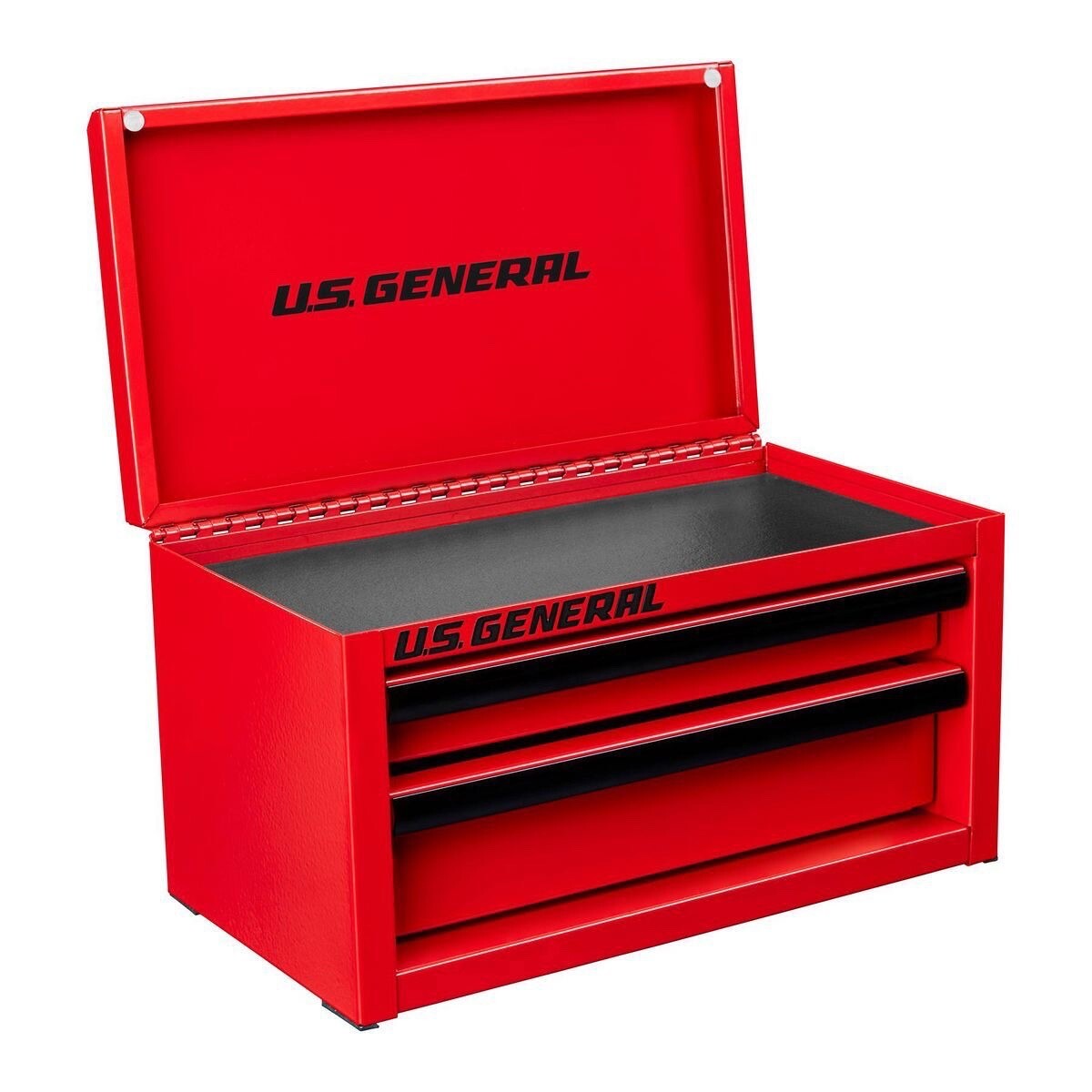 *NEW* U.S. GENERAL Mini Steel Toolbox, Red,*BRAND NEW IN THE BOX*