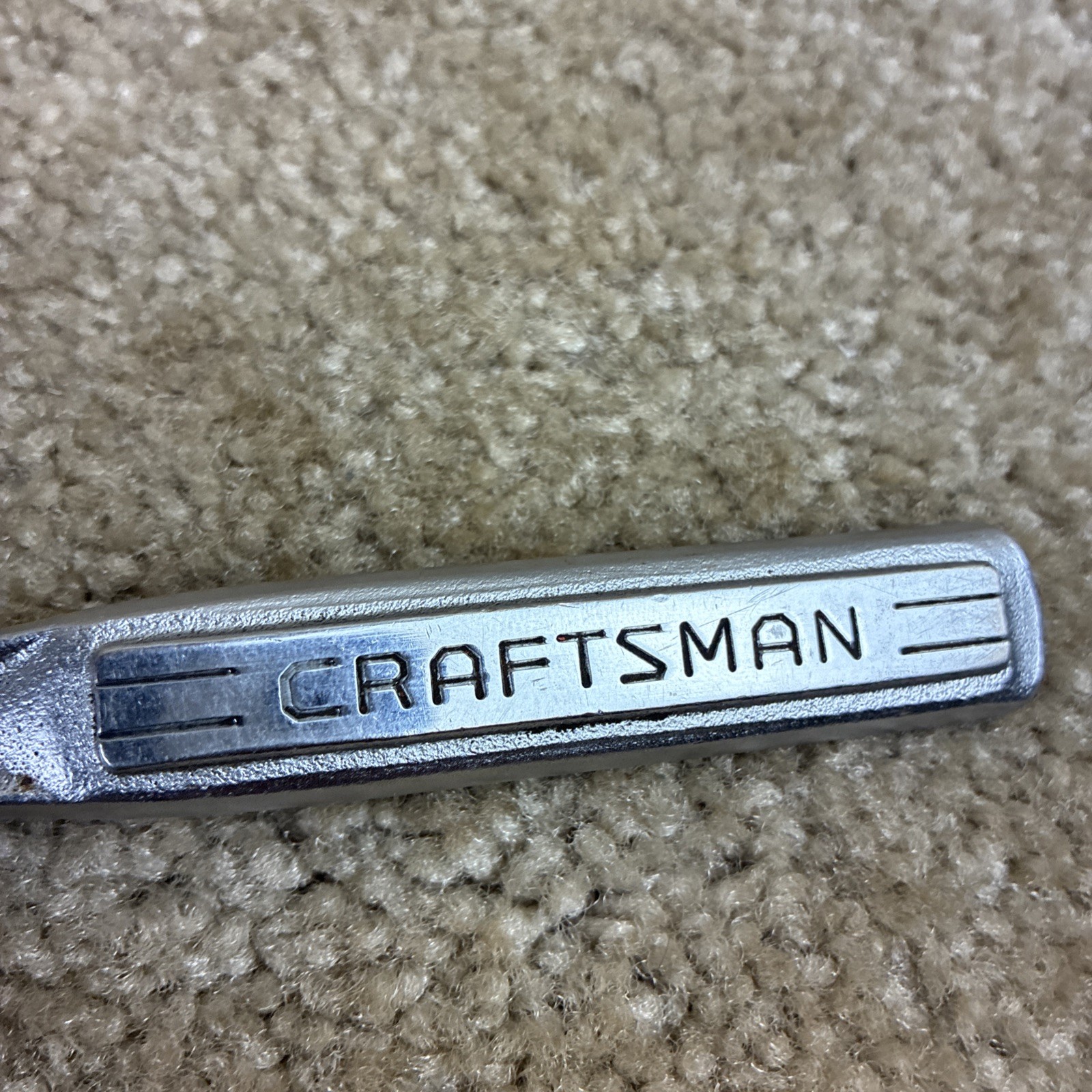 Craftsman Thumbwheel Fine Tooth Ratchet Set 3/8 & 1/2” Drive Good Condition
