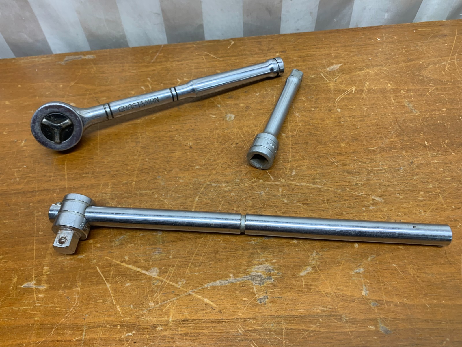 Snap-On S12L 1/2″ Drive Breaker Bar T-Handle SX-5 Extension 5″ Craftsman 943797