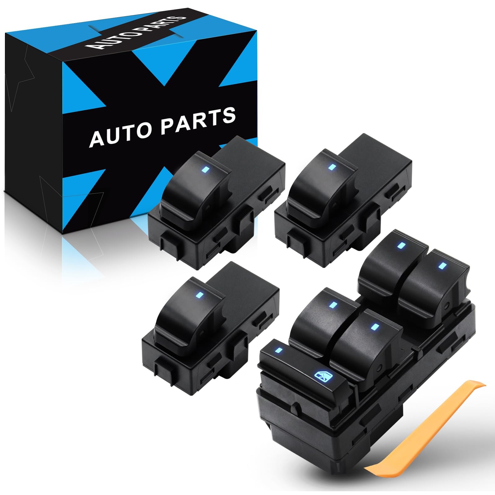 YZHIDIANF Upgraded 20945129 & 22895545 Master Power Window Switch Black
