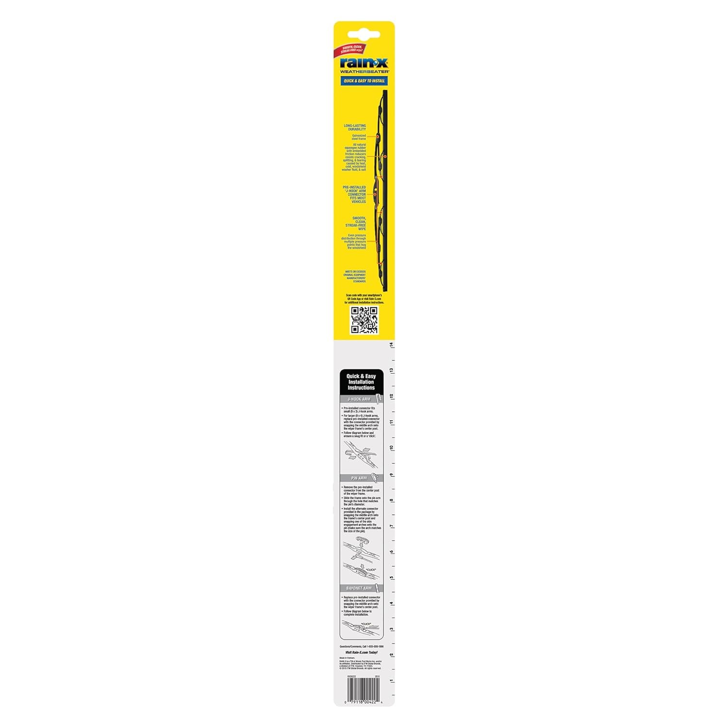 Rain X 24″ and 20″ inch Wiper Blades Windshield WeatherBeater Wiper Blades