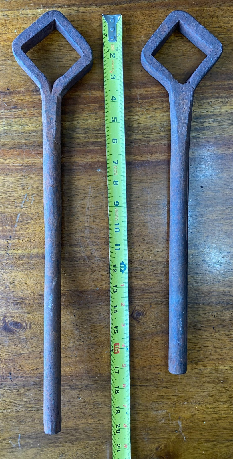 Antique Wagon Wrench Hand Forged Wagon Hub Wrench Buggy Tool Hand Forged