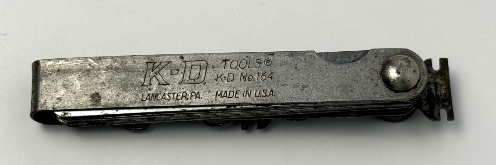 K-D Tools No 164 Spark Small/Spark Plug Gaps Feeler Gauge Set Made in USA