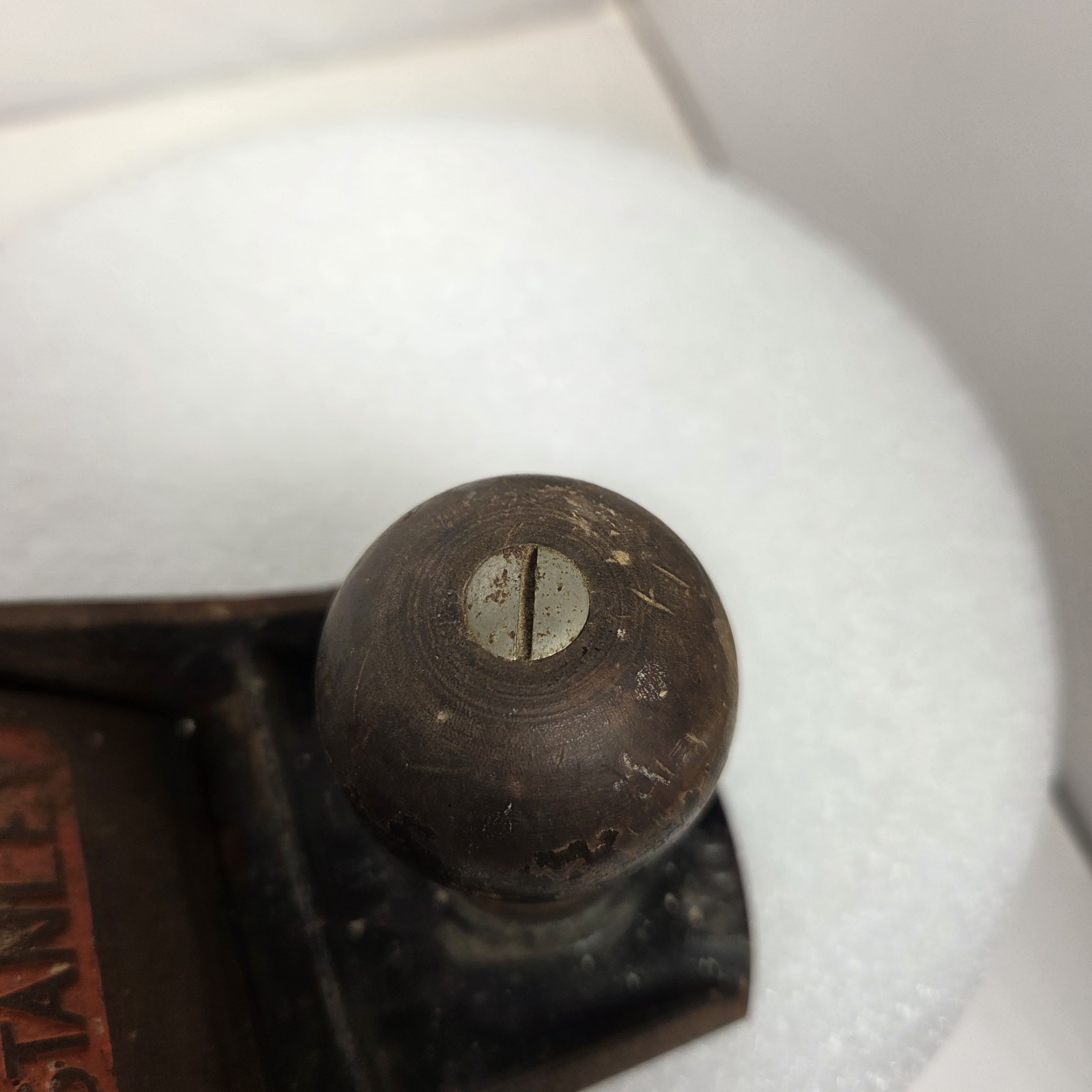 Vintage Stanley Bailey No.4 Wood 9.5″ Plane Smooth Botton Made In USA