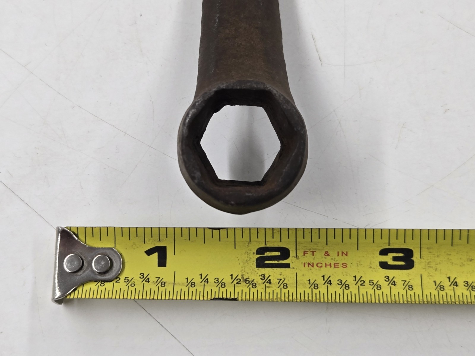 Antique Diamond Drop Forged Tool Steel Box & Open End Wrench. Deluth USA