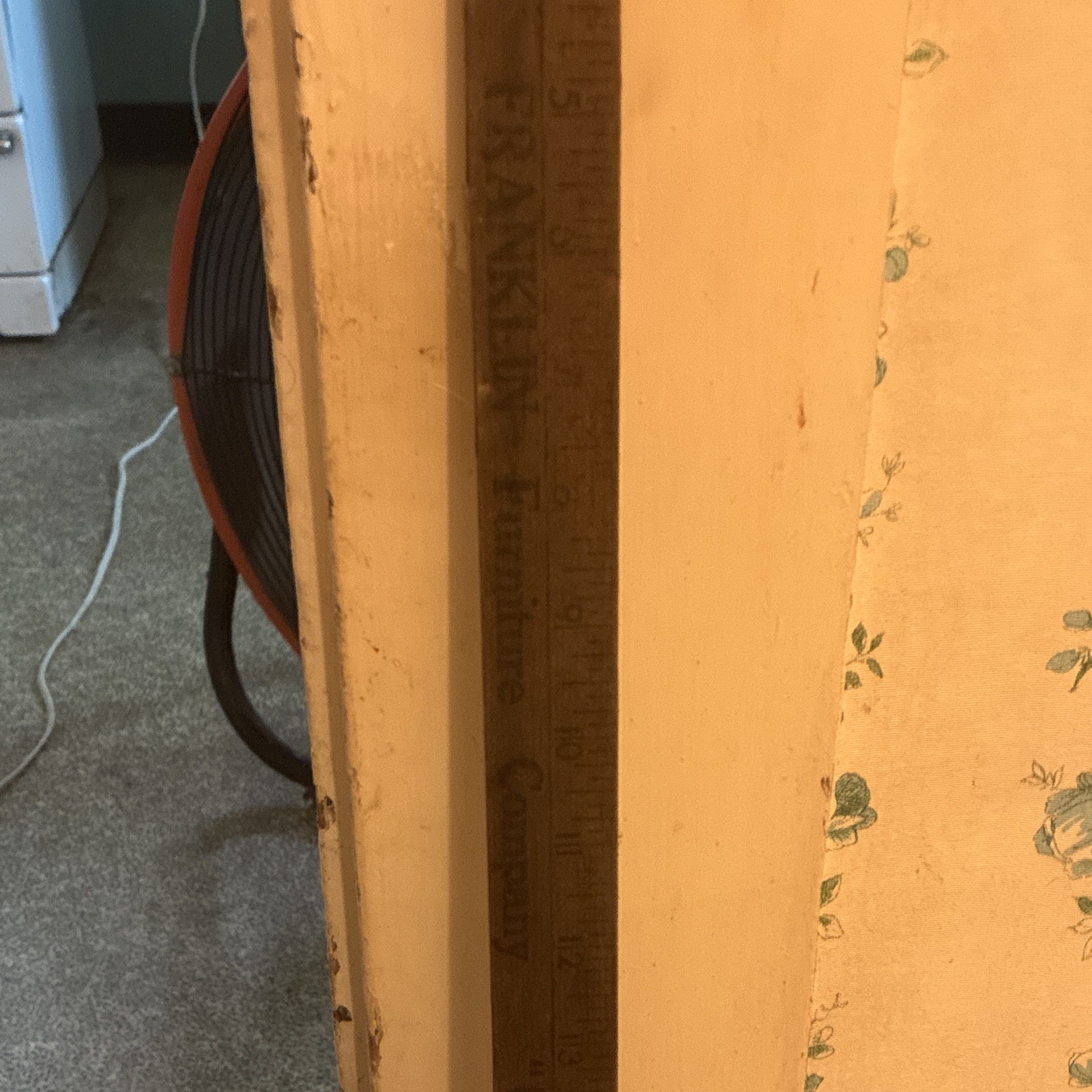 Davis Vintage Original Advertising Wooden Yardstick Ruler Approx 36 in