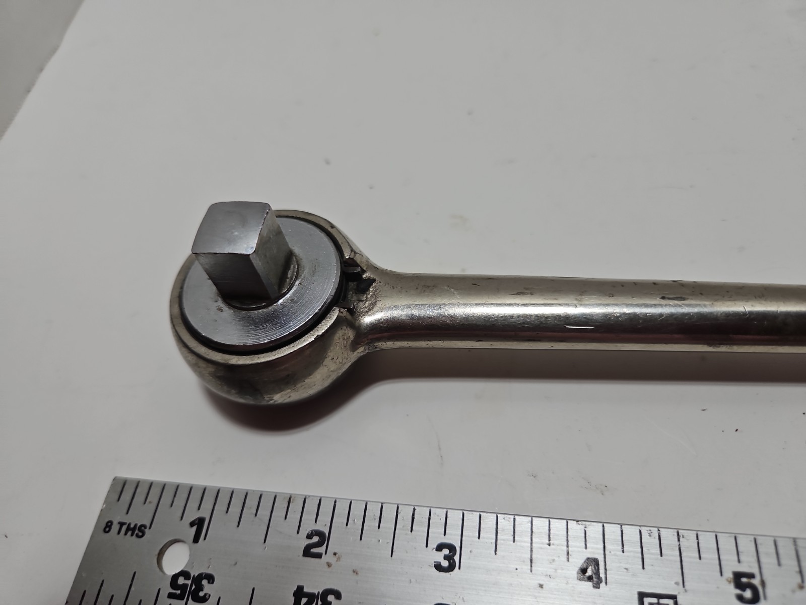 Vintage S-K Wayne 42470 1/2″ drive ratchet, USA made, working.