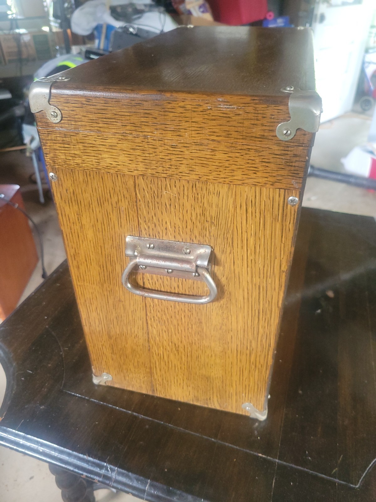 Vintage 1968 H. Gerstner & Sons Oak Journeyman Machinist Chest Box 11Drawer #042