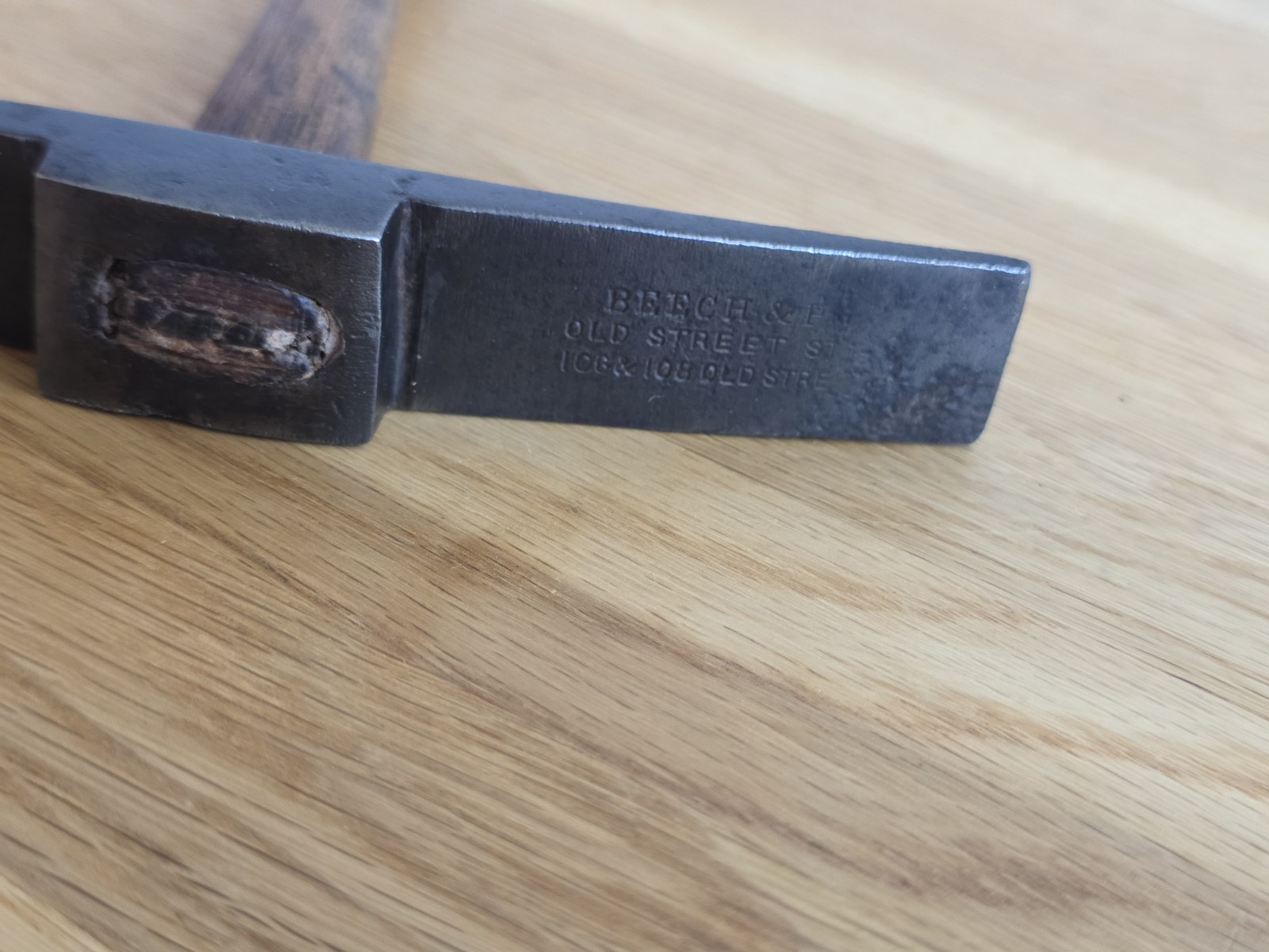 Vintage Beech & Pond Sawyers Saw Teeth Setting Hammer