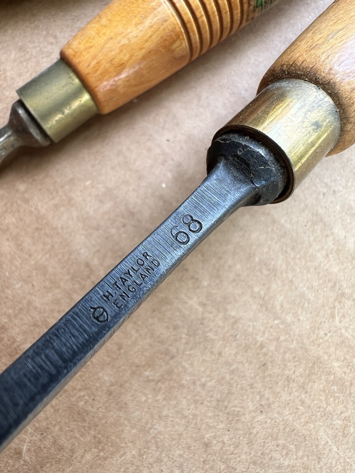 🇺🇸Vintage 8 Piece Set Of Acorn Henry Taylor Wood Carving Tools England🇺🇸