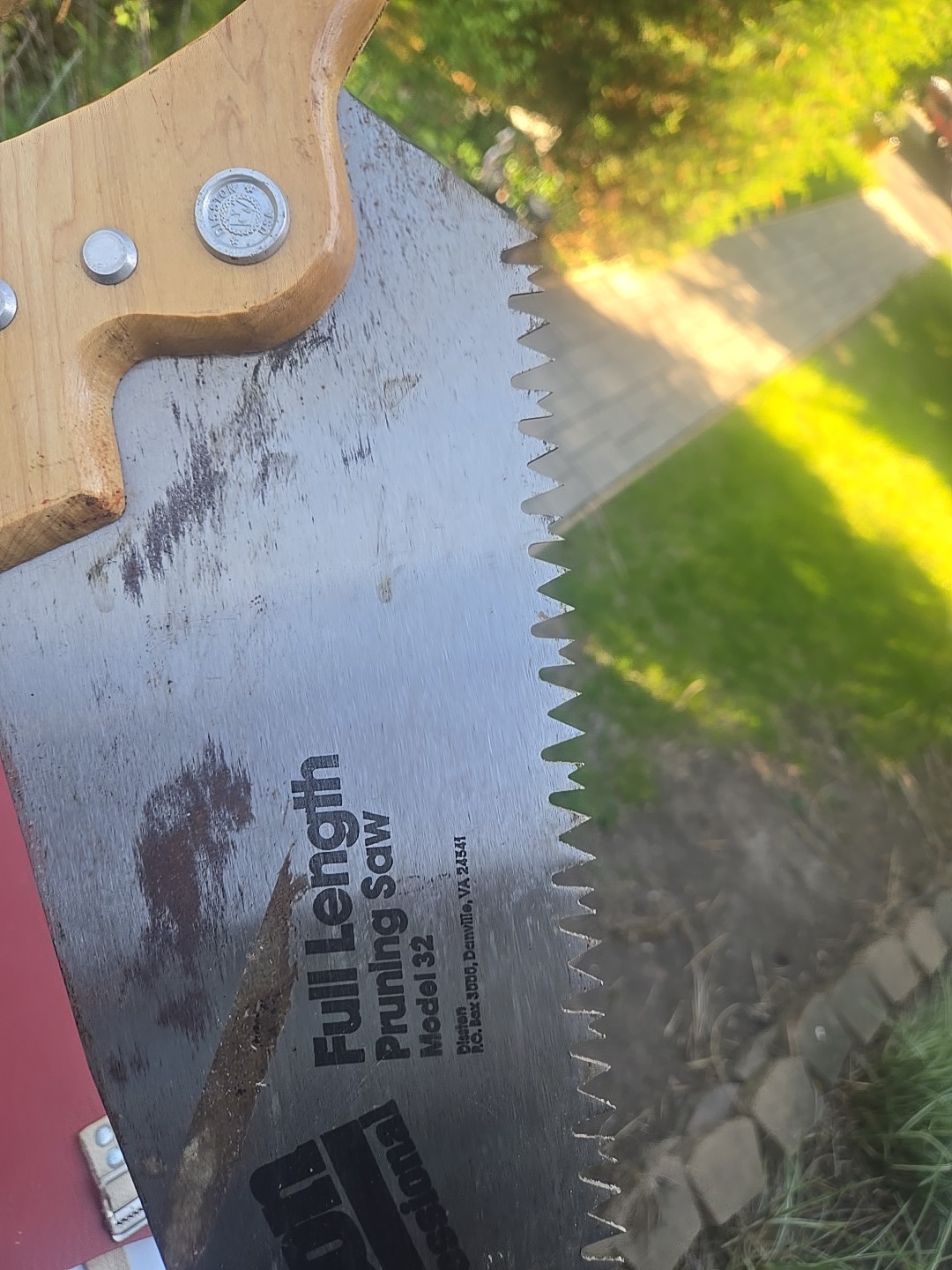 Disston Model 32 Pruning Saw 24” Blade Tree Trimming Saw USA With Sheath