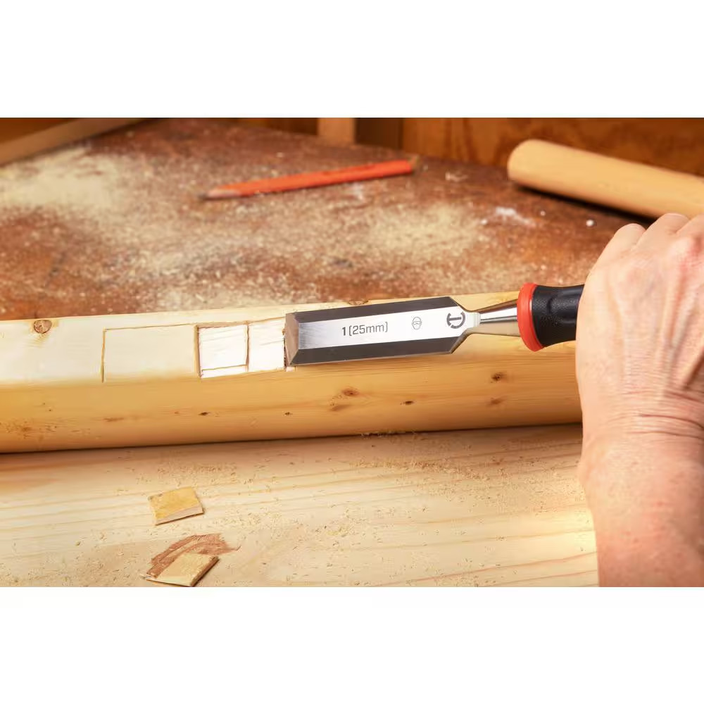 1-1/4 In. Wood Chisel with Grip and Striking End Cap