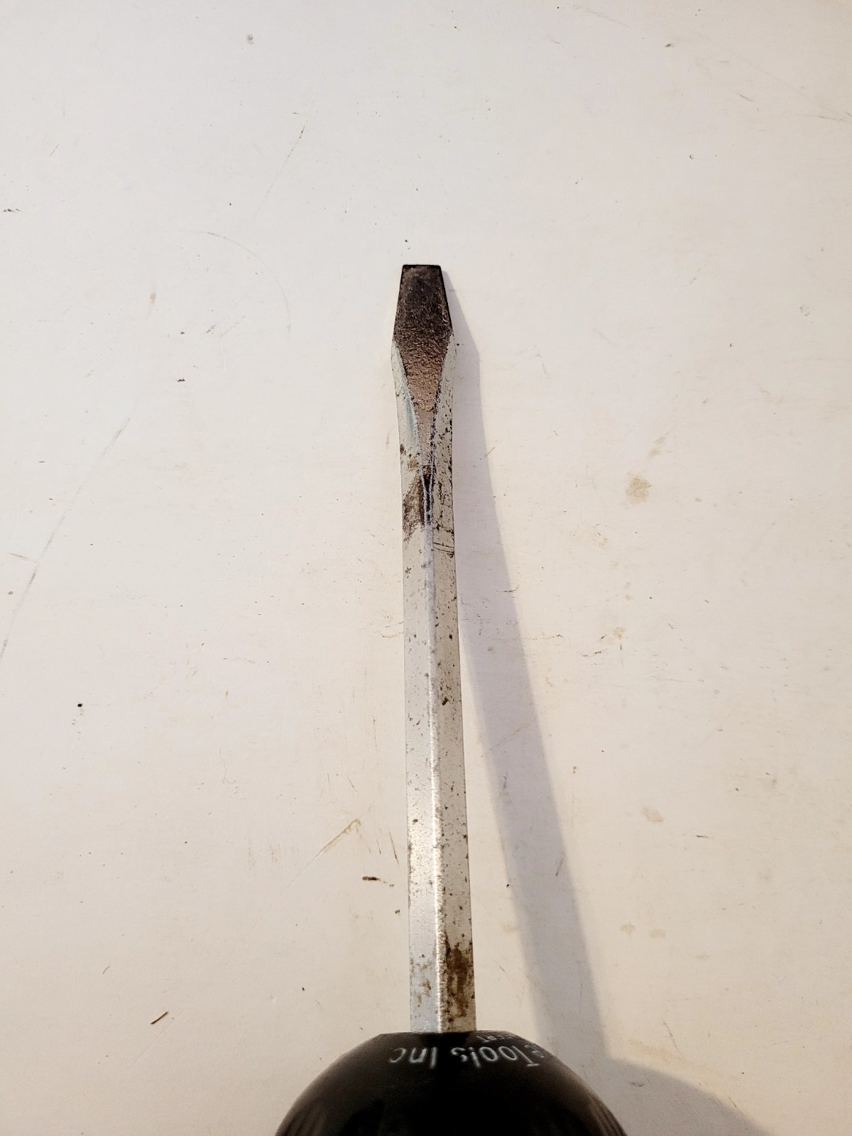 Easydriver Creative Tools Ratchet Ball Screwdriver Flat Head Long Bit USA Vtg