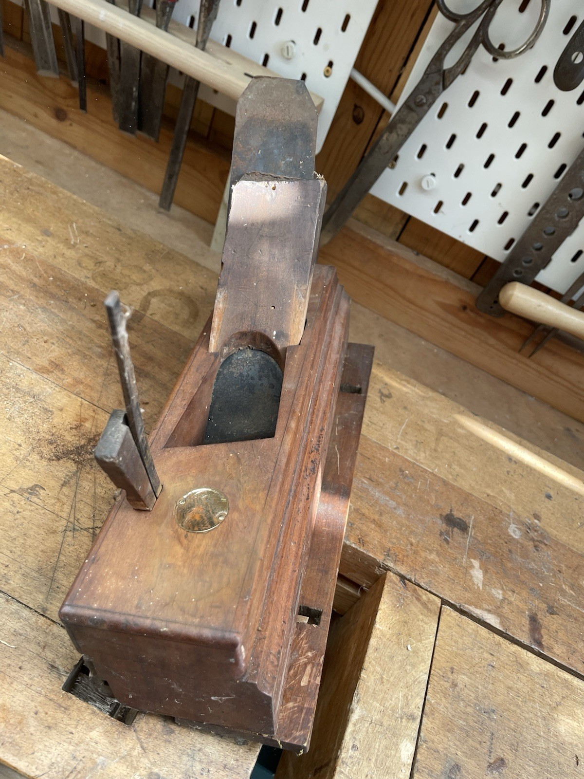 Rare Thivel & Béréziat Lyon Skew Panel Plane w/Fences Nicker Cabinetmaker Tool