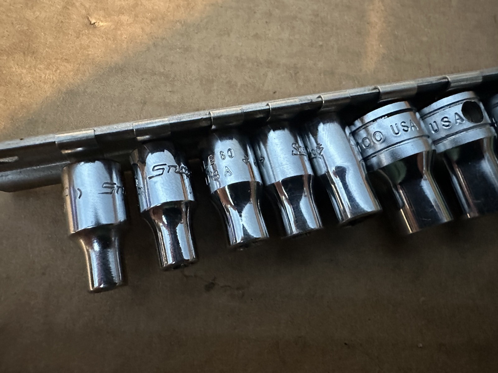 SNAP-ON TOOLS 10 PIECE E-TORX SOCKET SET 1/4″ & 3/8″ DRIVE E4 – E18 USA