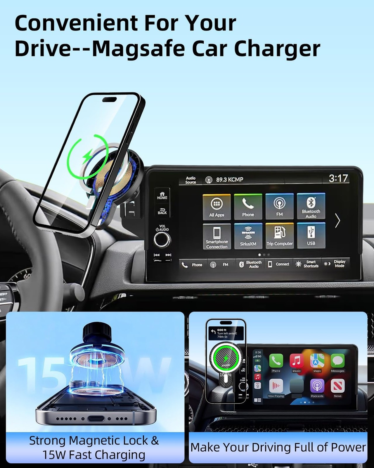 PZK Car Phone Holder for 2022-2026 Chevy Silverado/GMC Sierra 13.4” Screen |…