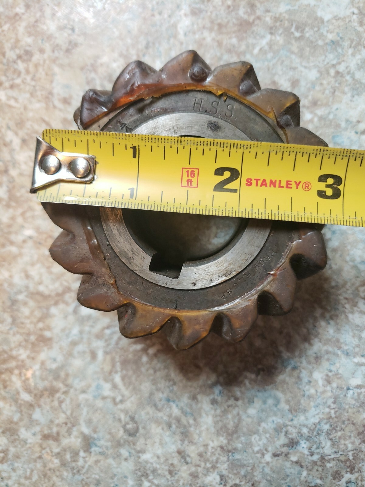 B&S MFG CO HORIZONTAL MILLING CUTTER 3X1 1/4 HSS BRAND NEW