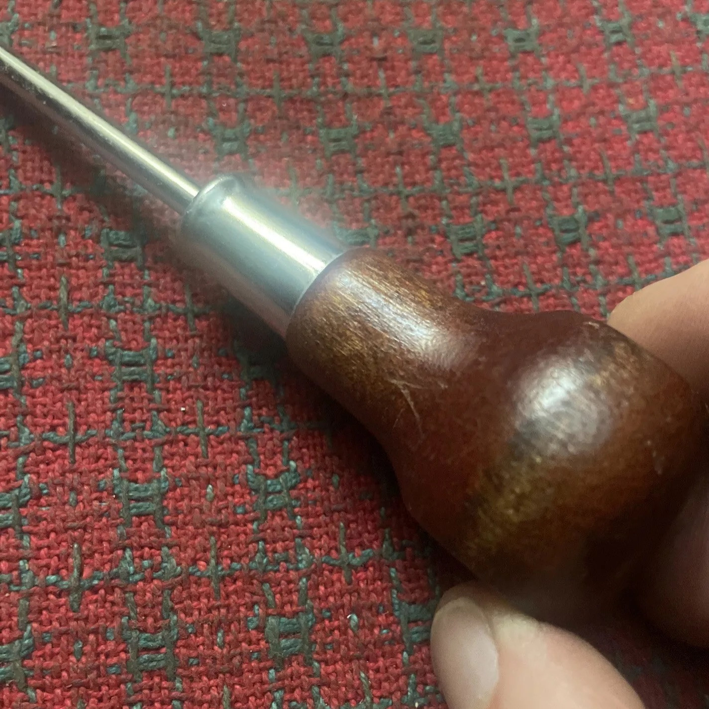 Vintage STANLEY SCRATCH AWL WOOD HANDLE USA 🇺🇸 Nice