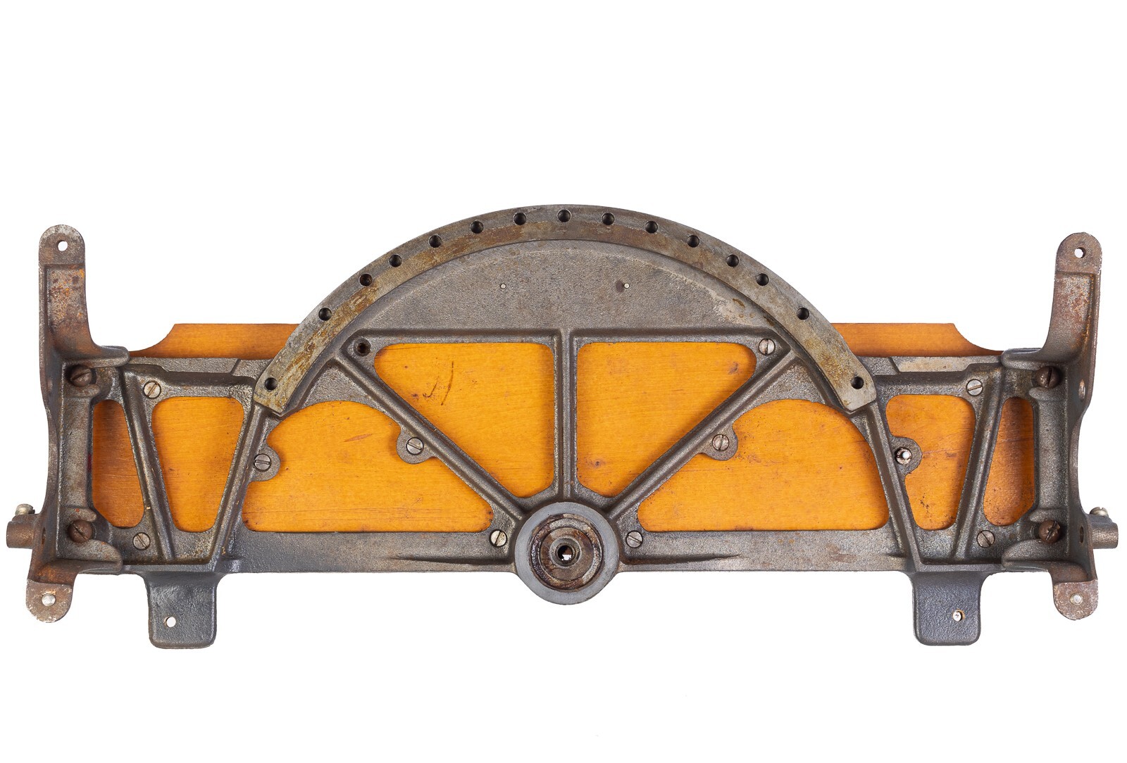 Stanley No. 2358 Cast Iron Mitre Box Frame, Legs, & Frame Board, 1949-1954