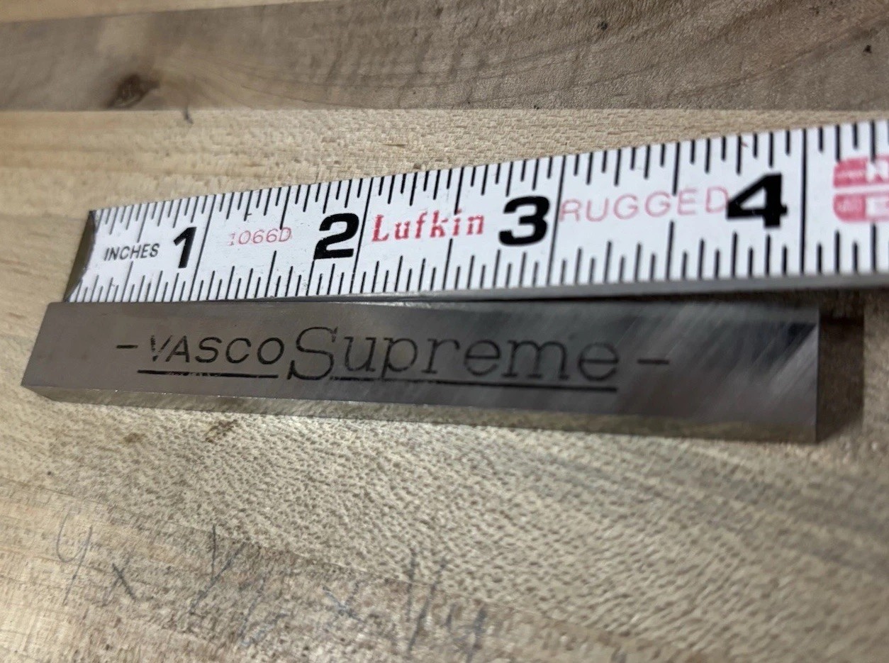 High Grade Vasco Supreme Steel Lathe Tool Bit 4×1/2×1/4 New Old Stock Pristine